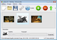 flash template for fading photo 